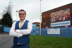 Chris Dyson started as headteacher at Parklands Primary School in Seacroft in 2014.  Picture Tony Johnson.