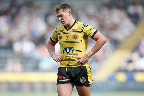 Fears Jack Broadbent had suffered a broken collarbone have proved unfounded, Tigers coach Danny Ward has revealed. Picture by Ed Sykes/SWpix.com.