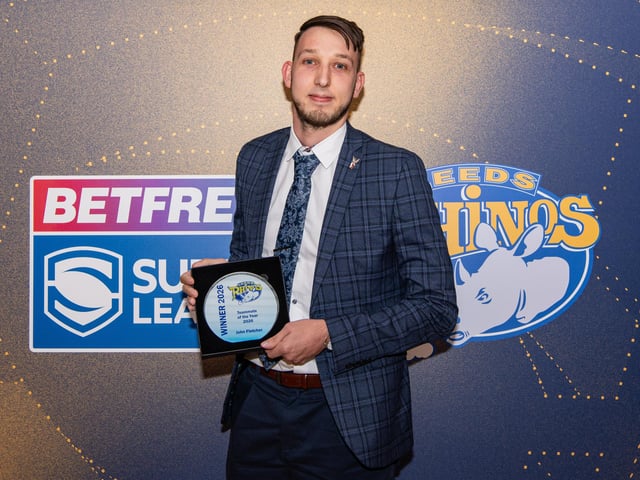 Teammate of the year John Fletcher.