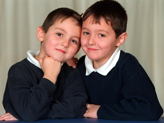 Daniel and Patrick O'Hagan, aged 6.