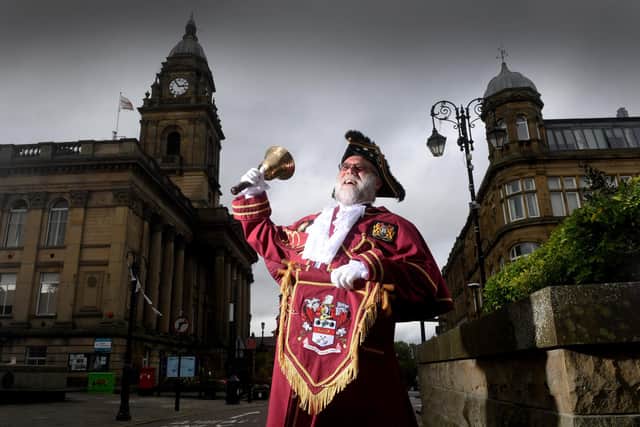 Steven took on the role of Morley Town Crier during 2020 and has since travelled the country to compete. Picture: Simon Hulme