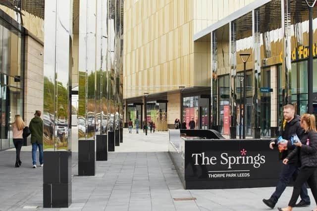 Jobs on offer at the Springs include at River Island and a Seasonal Sales Assistant at the Card Factory.