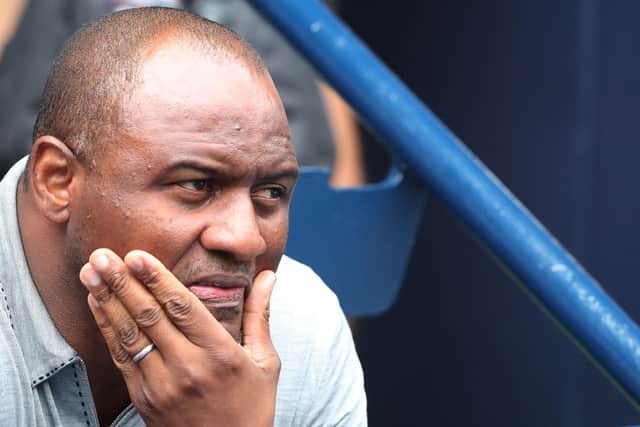 FRESH BLOW: For Crystal Palace boss Patrick Vieira. Photo by NIGEL RODDIS/AFP via Getty Images.