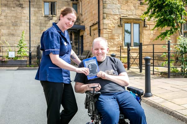 Seacroft Grange home manager, Eve Moran and Mark Wilson