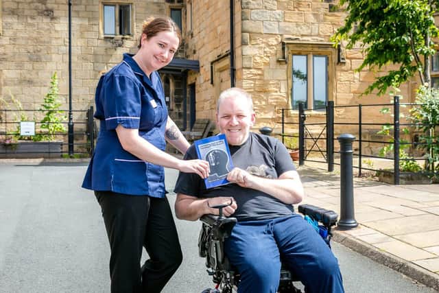 Seacroft Grange home manager, Eve Moran and Mark Wilson