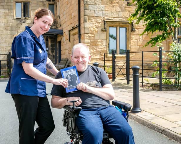 Seacroft Grange home manager, Eve Moran and Mark Wilson