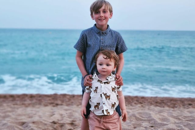 Leanne Henry said: "Big is 10, small is 22 months and they're the best because although there's quite an age gap between them, they're as thick as thieves and honestly the most well behaved children I've encountered. And I get to call them mine."