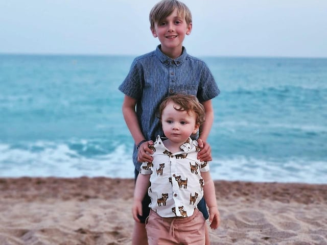 Leanne Henry said: "Big is 10, small is 22 months and they're the best because although there's quite an age gap between them, they're as thick as thieves and honestly the most well behaved children I've encountered. And I get to call them mine."