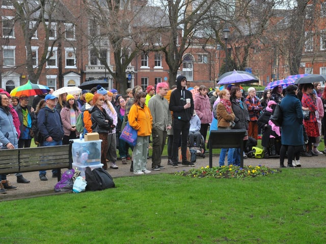 The vigil in Leeds was among a number held around the country in recent days, including in London, Birmingham, Southampton, Nottingham and Edinburgh.