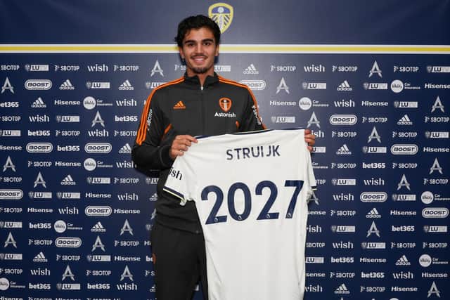 NEW DEAL: For Leeds United's Pascal Struijk.