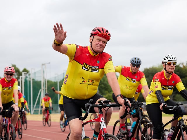 Around 80 cyclists are taking part this year