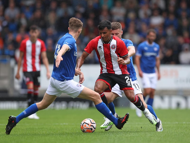 Sheffield United's England youth international right-back Sachdev has been out since suffering a serious lower leg injury in an under-21s clash in September 2024. The 19-year-old had surgery and had his Blades contract extended by another year this month.