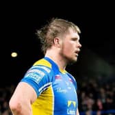 Tom Holroyd is back in Leeds Rhinos' engine room following knee surgery. Picture by Allan McKenzie/SWpix.com.