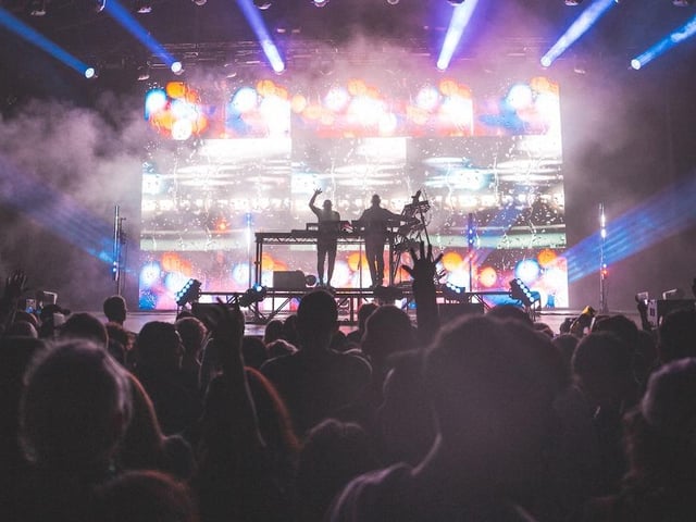 Orbital at The Piece Hall in Halifax last night