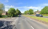 The crash happened on Friday evening on Harrogate Road. Photo: Google