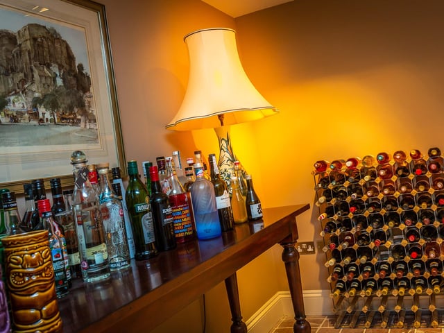 The property keeps a sensational cellar.