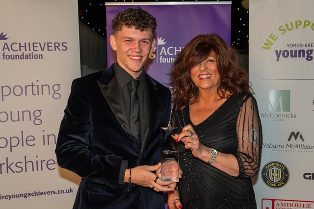 Owen Jeffers won the Unsung Hero award after talking a man down from a bridge in a heroic rescue on a night out. He was celebrating his girlfriend’s birthday in York over the summer when he noticed a man behaving unusually on the Ouse Bridge. Concerned for his safety, the inspiring teenager encouraged the man to come down while surreptitiously signalling for the help of passing police officers.