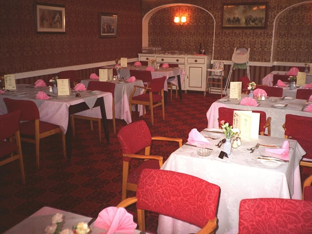 Inside the Elephant Hotel in November 1996.