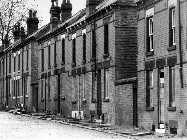 Last of the Hope estate in Armley awaited demolition in January 1980. Pictured is Hope Mount.