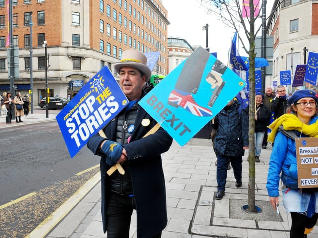 The march began in Briggate at noon. It was followed by speeches at a rally outside Leeds Art Gallery.
