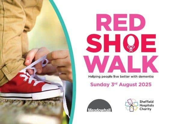 Meadowhall and Sheffield Hospitals Charity set to host Red Shoe Walk to raise vital funds for dementia care across Sheffield.