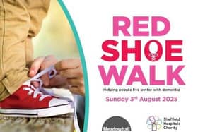 Meadowhall and Sheffield Hospitals Charity set to host Red Shoe Walk to raise vital funds for dementia care across Sheffield.