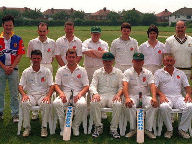 Garforth CC, who played in Division 2 of the Leeds League, pictured in July 1997. Back row, from left, are Chris Townsley (scorer), Mark Gummerson, Chris Wright, Simon Metcalf, Chris Walker, Ross Higham and Gary Edwards. Front row, from left, are Alan Wadeley, Phil Wood, Dave Hunt (captain), Graeme Buckle and Brian Butterworth.
