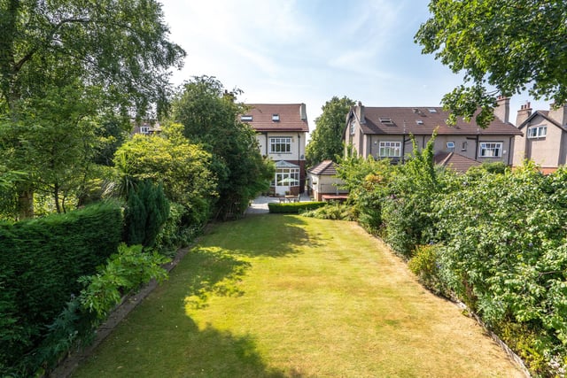 The rear garden is larger than most of the neighbouring gardens at 125 feet in length, and is predominantly laid to lawn with planted borders and a patio seating area for alfresco dining.