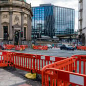 As part of work to make City Square more of a ‘”people-first” environment, traffic management works are diverting all through-traffic away from the area. There are plans for permanent closure to traffic in February 2023 and currently, management arrangements only allow access to Wellington Street from Bishopgate Street for buses and taxis.