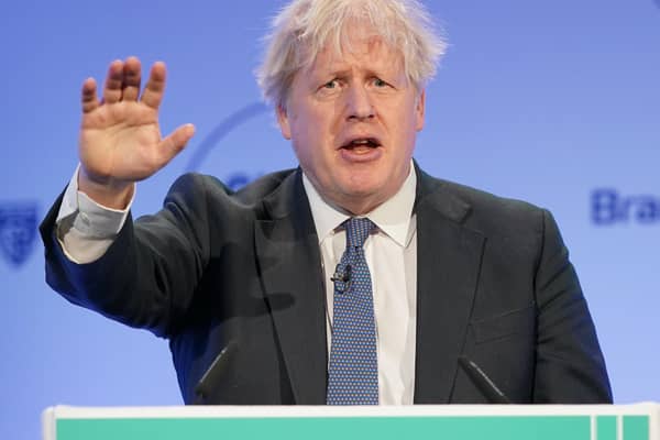 Boris Johnson resigned as an MP after accusing a Commons investigation into whether he misled Parliament of attempting to "drive me out". Photo: Jonathan Brady/PA Wire.