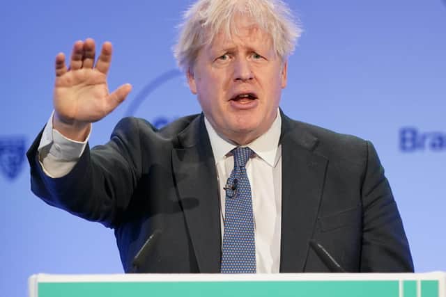 Boris Johnson resigned as an MP after accusing a Commons investigation into whether he misled Parliament of attempting to "drive me out". Photo: Jonathan Brady/PA Wire.