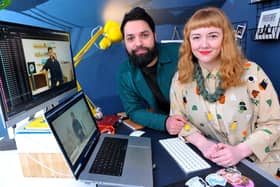 James and Vicky Wall, both 36, make up the team behind Creative Stories. Image: Steve Riding