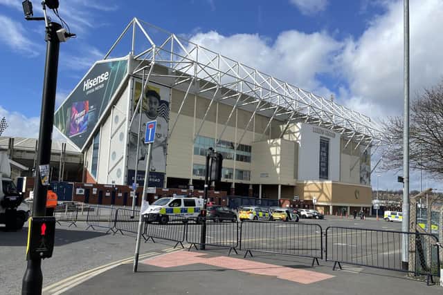 Police were called to Elland Road following reports of a security threat to the premises. Picture: National World