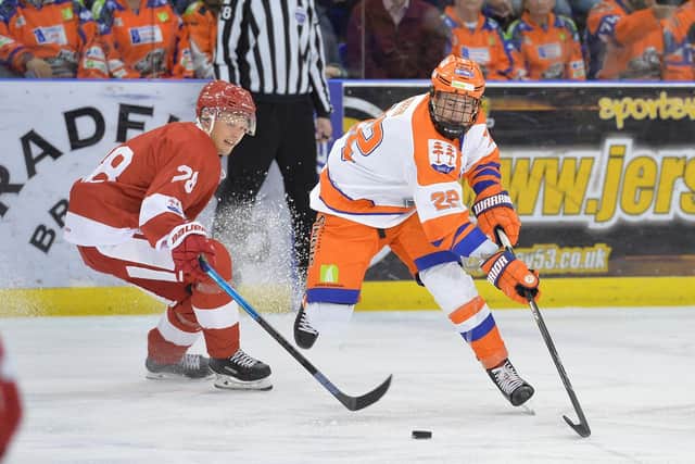 GOOD SCHOOLING: Jordan Griffin benefitted from a two-year 'apprenticeship' at Sheffield Steelers from 2018-2020. Picture courtesy of Dean Woolley/Steelers Media.