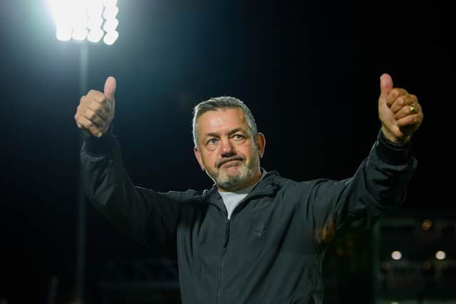 Wakefield Trinity coach Daryl Powell seen after last week's win against Leigh Leopards. Picture by Allan McKenzie/SWpix.com.