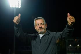 Wakefield Trinity coach Daryl Powell seen after last week's win against Leigh Leopards. Picture by Allan McKenzie/SWpix.com.