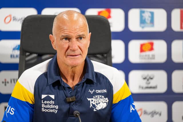 Leeds Rhinos coach Brad Arthur. Picture by Fabrice Rodriguez/SWpix.com.