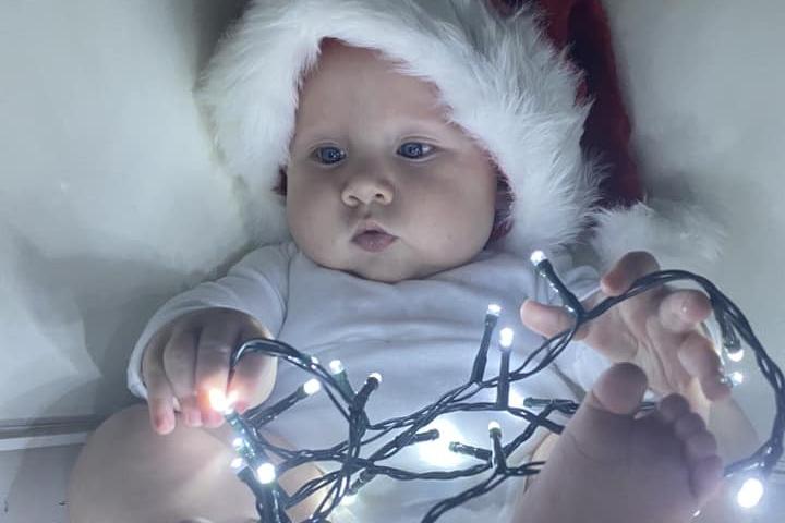 Reuben playing with fairy lights. Submitted by Leah Bray-hemingway.