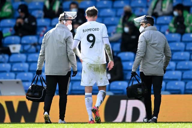 Patrick Bamford of Leeds United. (Photo by Laurence Griffiths/Getty Images)
