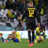 HEARTBREAK: For Brazil and Raphinha against Croatia. Photo by Laurence Griffiths/Getty Images.