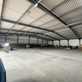 Inside the new factory space located adjacent to the existing facility in Mirfield