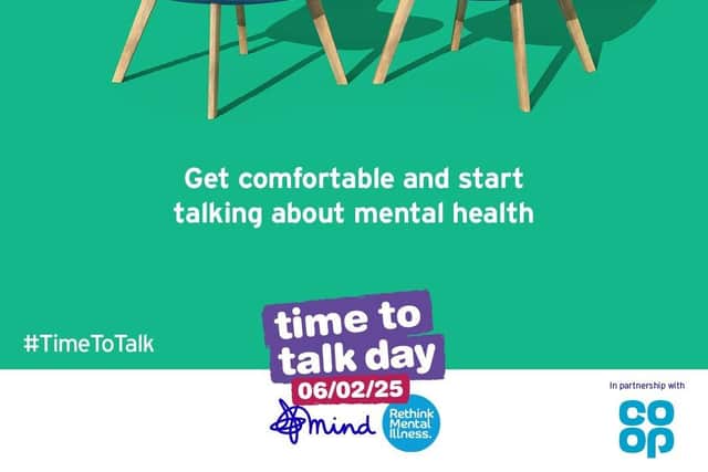"Pull up a chair, it's time to share". The local mental health charity wants people to "get comfortable and start talking about mental health".