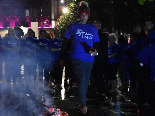 Everyone made it across the hot coals, with participants saying they were "proud" of overcoming their apprehension in the build-up and "couldn't believe how you could hardly feel anything".