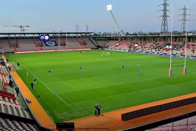 Leeds Rhinos will visit Toulouse Olympique's Stade Ernest-Wallon on Friday. Picture by Fabrice Rodriguez/SWpix.com.