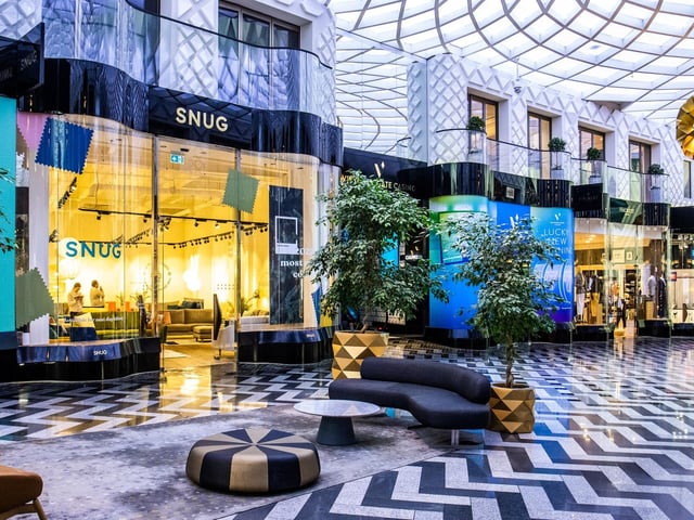First up is Victoria Gate. Sofa-in-a-box company Snug opened a permanent store this year, following on from a successful pop-up shop. It has earned a big digital following for its sofa-in-a-box concept - settees which are packaged into boxes and can be assembled without any tools.