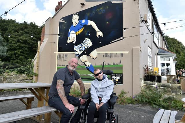 The mural was the idea of pub-goer Richard Sheridan. Image: Steve Riding