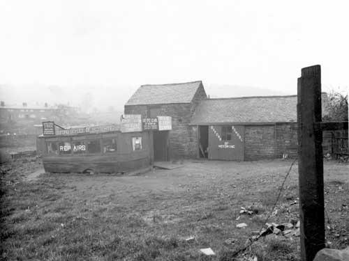 A view of office and workshop of Oxford School of marketing on Meanwood Road in May 1937.