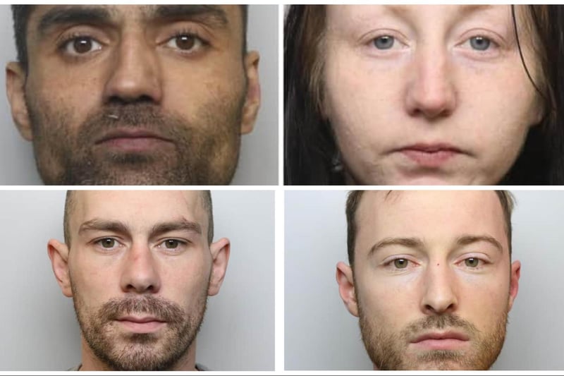 The faces of some of those criminals locked up this week.