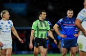 Referee James Vella seen during last week's Betfred Super League game between Wakefield Trinity and Toulouse Olympique. Picture by Alex Whitehead/SWpix.com.