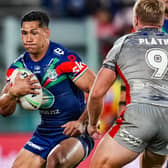 Roger Tuivasa-Sheck in NRL action for New Zealand Warriors against Dolphins a month ago. Picture by Marty Melville/PhotoSport NZ/SWpix.com.